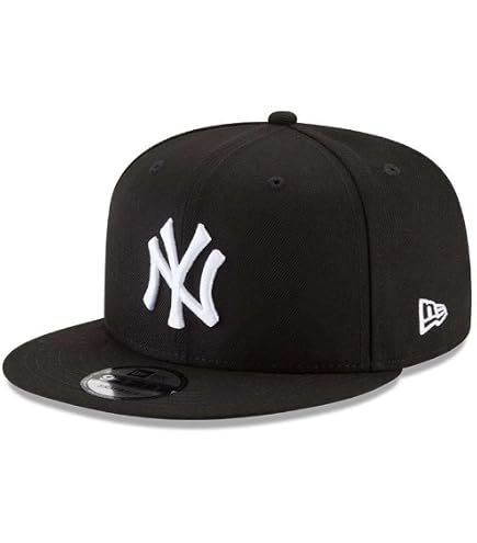 Amazon.com: New Era MLB 9FIFTY Black Black Primary Logo Team